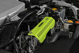 PERRIN 22-25 Subaru WRX Pulley Cover - Neon Yellow (SHORT - For Use w/PERRIN AOS) Perrin Performance Engine Covers  AXOPROS