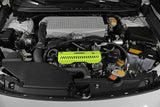 PERRIN 22-25 Subaru WRX Pulley Cover - Neon Yellow (SHORT - For Use w/PERRIN AOS) Perrin Performance Engine Covers  AXOPROS