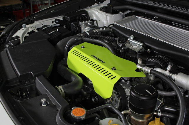 PERRIN 22-25 Subaru WRX Pulley Cover - Neon Yellow (TALL - For Use w/o PERRIN AOS) Perrin Performance Engine Covers  AXOPROS