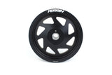 PERRIN 22-25 Subaru WRX/BRZ & Toyota GR86 / 20-25 FXT/OBXT Lightweight Crank Pulley - Black Perrin Performance Pulleys - Crank, Underdrive  AXOPROS