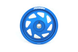 PERRIN 22-25 Subaru WRX/BRZ & Toyota GR86 / 20-25 FXT/OBXT Lightweight Crank Pulley - Blue Perrin Performance Pulleys - Crank, Underdrive  AXOPROS