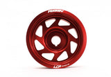 PERRIN 93-14 Subaru Impreza (Incl. 02-14 WRX) / 04-21 STI Lightened Crank Pulley - Red Perrin Performance Pulleys - Crank, Underdrive  AXOPROS