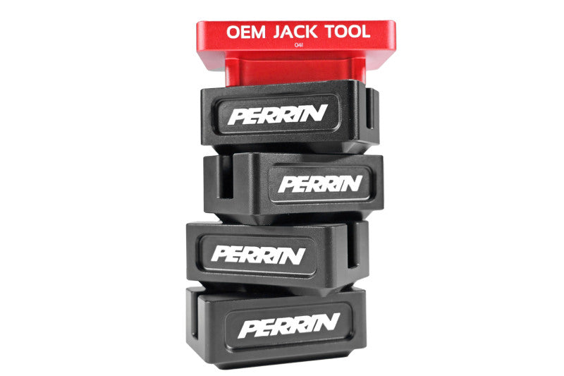 PERRIN 93-25 Subaru WRX/STI/Impreza/OBXT/LGT & 13-25 BRZ/GR86/Crosstrek Jack Pad Set (5pc) - Black Perrin Performance Tools  AXOPROS