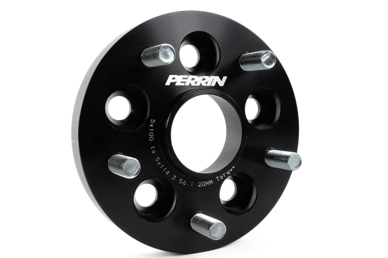 PERRIN Subaru/Toyota/Scion 20mm Wheel Adapter (Bolt-On Type) 5x100 to 5x114.3 w/56mm Hub - Pair Perrin Performance Wheel Spacers & Adapters  AXOPROS