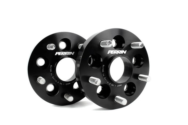 Perrin Wheel Adapter 25mm Bolt-On Type 5x100 to 5x114.3 w/ 56mm Hub (Set of 2) Perrin Performance Wheel Spacers & Adapters  AXOPROS