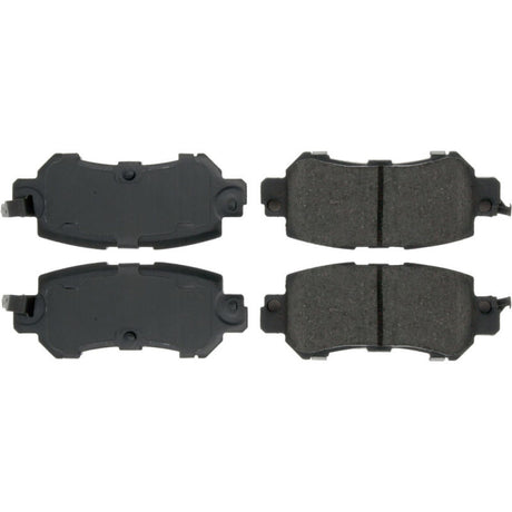 Posi-Quiet 10 / 12-17 Nissan GT-R Premium Semi-Metallic Front Brake Pads Stoptech Brake Calipers - OE  AXOPROS