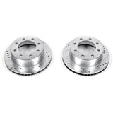 Power Stop 00-02 Dodge Ram 2500 Front Evolution Drilled & Slotted Rotors - Pair PowerStop Brake Rotors - Slot & Drilled  AXOPROS