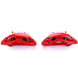 Power Stop 00-02 Dodge Ram 2500 Front Red Calipers w/Brackets - Pair PowerStop Brake Calipers - Perf  AXOPROS
