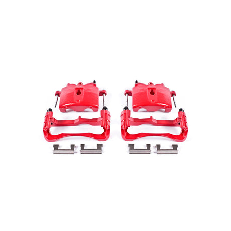 Power Stop 00-04 Cadillac DeVille Front Red Calipers w/Brackets - Pair PowerStop Brake Calipers - Perf  AXOPROS