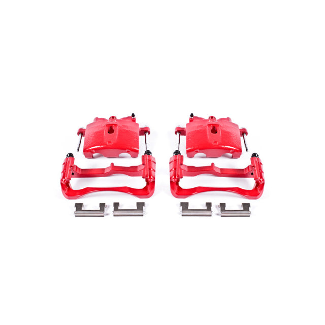 Power Stop 00-04 Cadillac DeVille Front Red Calipers w/Brackets - Pair PowerStop Brake Calipers - Perf  AXOPROS