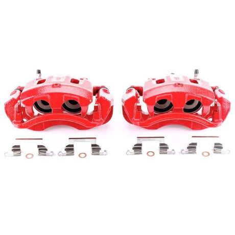 Power Stop 00-05 Ford Excursion Rear Red Calipers w/Brackets - Pair PowerStop Brake Calipers - Perf  AXOPROS