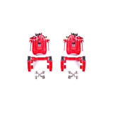 Power Stop 00-06 Audi TT Quattro (w/Non Vented Rotors Only) Rear Red Calipers w/Brackets - Pair PowerStop Brake Calipers - Perf  AXOPROS