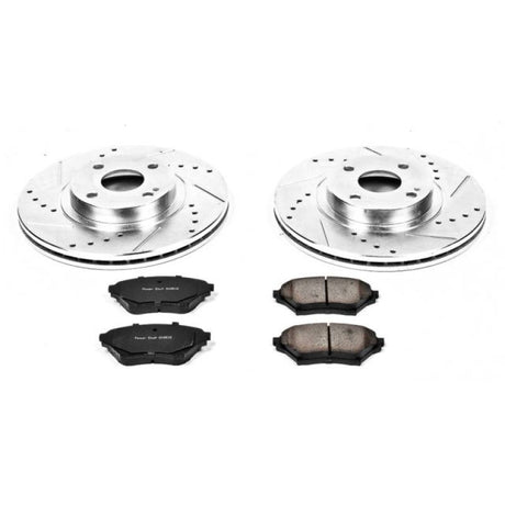 Power Stop 01-05 Mazda Miata Front Z23 Evolution Sport Brake Kit PowerStop Brake Kits - Performance D&S  AXOPROS