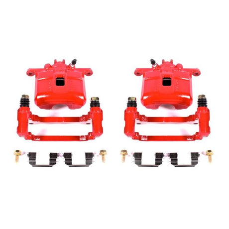 Power Stop 02-06 Acura RSX Front Red Calipers w/Brackets - Pair PowerStop Brake Calipers - Perf  AXOPROS