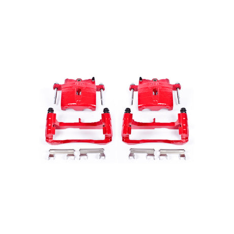 Power Stop 02-06 Cadillac Escalade Front or Rear Red Calipers w/Brackets - Pair PowerStop Brake Calipers - Perf  AXOPROS
