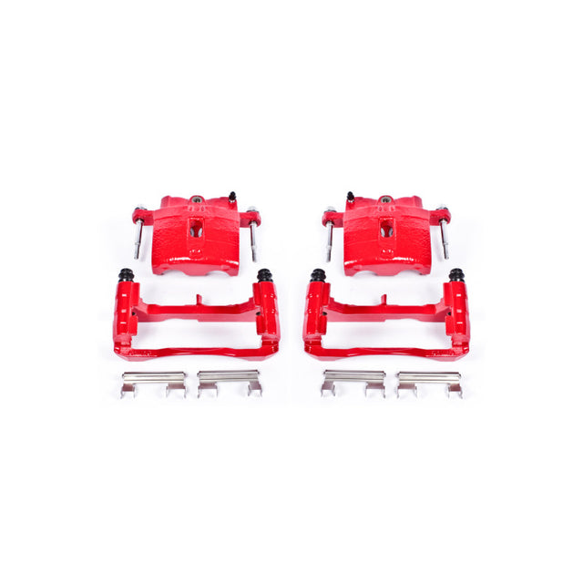 Power Stop 02-06 Cadillac Escalade Front or Rear Red Calipers w/Brackets - Pair PowerStop Brake Calipers - Perf  AXOPROS