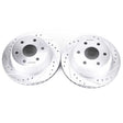 Power Stop 02-06 Cadillac Escalade Rear Evolution Drilled & Slotted Rotors - Pair PowerStop Brake Rotors - Slot & Drilled  AXOPROS