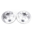 Power Stop 02-06 Chevrolet Avalanche 2500 Rear Evolution Drilled & Slotted Rotors - Pair PowerStop Brake Rotors - Slot & Drilled  AXOPROS