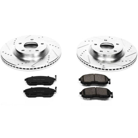 Power Stop 03-05 Infiniti G35 Front Z23 Evolution Sport Brake Kit PowerStop Brake Kits - Performance D&S  AXOPROS
