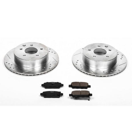 Power Stop 03-05 Infiniti G35 Rear Z23 Evolution Sport Brake Kit PowerStop Brake Kits - Performance D&S  AXOPROS