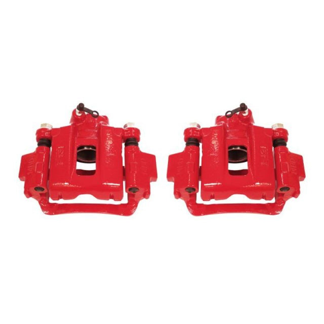 Power Stop 03-09 Toyota 4Runner Rear Red Calipers w/Brackets - Pair PowerStop Brake Calipers - Perf  AXOPROS