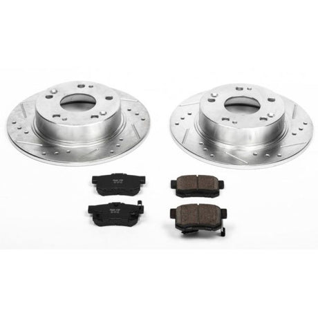 Power Stop 04-08 Acura TSX Rear Z23 Evolution Sport Brake Kit PowerStop Brake Kits - Performance D&S  AXOPROS