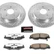 Power Stop 04-09 Cadillac XLR Rear Z26 Street Warrior Brake Kit PowerStop Brake Kits - Performance D&S  AXOPROS