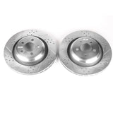 Power Stop 05-10 Chrysler 300 Rear Evolution Drilled & Slotted Rotors - Pair PowerStop Brake Rotors - Slot & Drilled  AXOPROS