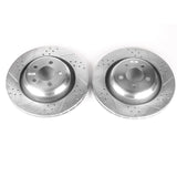 Power Stop 05-10 Chrysler 300 Rear Evolution Drilled & Slotted Rotors - Pair PowerStop Brake Rotors - Slot & Drilled  AXOPROS