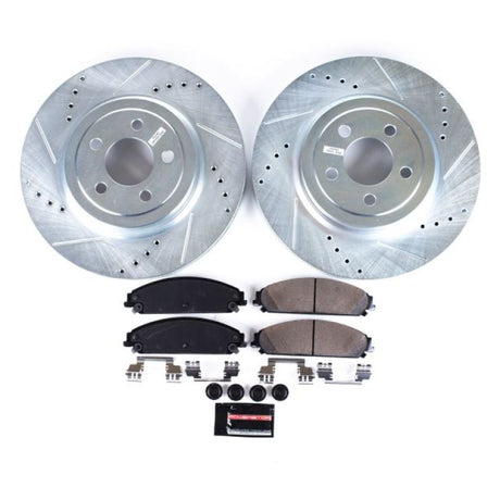 Power Stop 05-19 Chrysler 300 Front Z23 Evolution Sport Brake Kit PowerStop Brake Kits - Performance D&S  AXOPROS