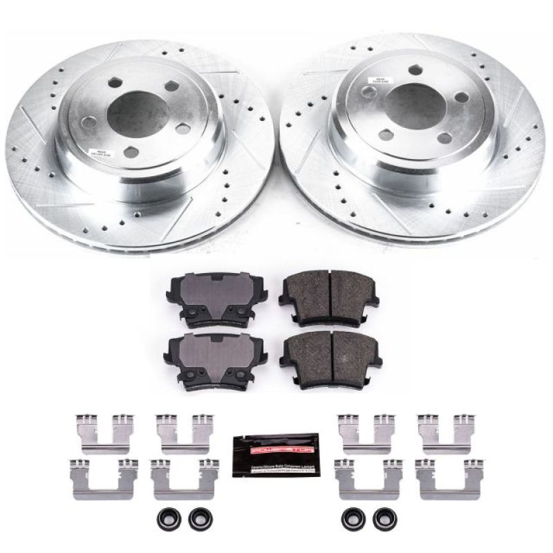 Power Stop 05-19 Chrysler 300 Rear Z23 Evolution Sport Brake Kit PowerStop Brake Kits - Performance D&S  AXOPROS