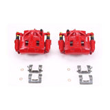 Power Stop 06-07 Subaru B9 Tribeca Front Red Calipers w/Brackets - Pair PowerStop Brake Calipers - Perf  AXOPROS