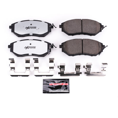 Power Stop 06-07 Subaru B9 Tribeca Front Z26 Extreme Street Brake Pads w/Hardware PowerStop Brake Pads - Performance  AXOPROS