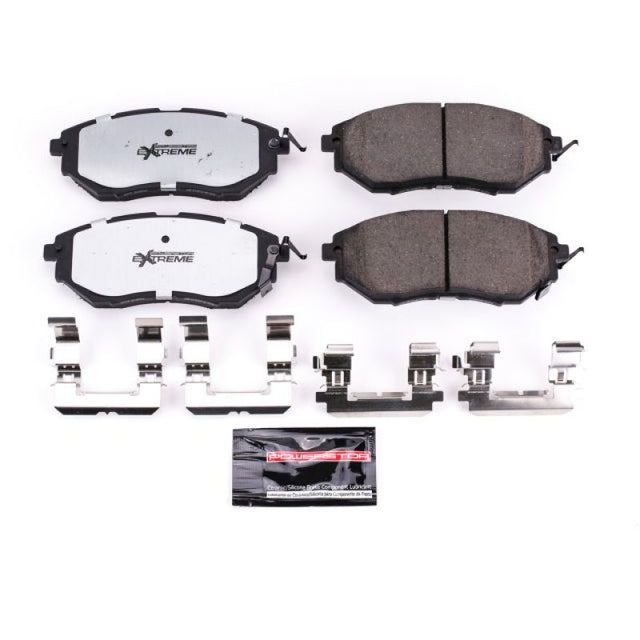 Power Stop 06-07 Subaru B9 Tribeca Front Z26 Extreme Street Brake Pads w/Hardware PowerStop Brake Pads - Performance  AXOPROS