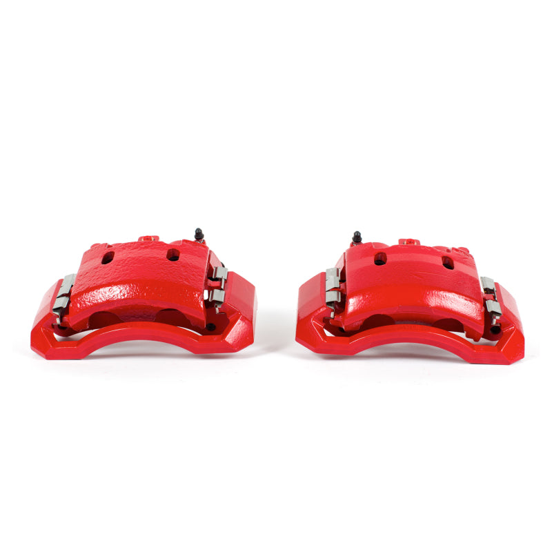 Power Stop 06-08 Dodge Ram 1500 Front Red Calipers w/Brackets - Pair PowerStop Brake Calipers - Perf  AXOPROS