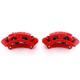 Power Stop 06-08 Dodge Ram 1500 Rear Red Calipers w/Brackets - Pair PowerStop Brake Calipers - Perf  AXOPROS