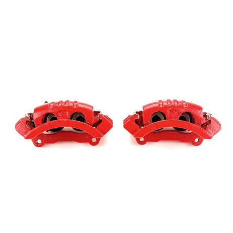 Power Stop 06-08 Dodge Ram 1500 Rear Red Calipers w/Brackets - Pair PowerStop Brake Calipers - Perf  AXOPROS