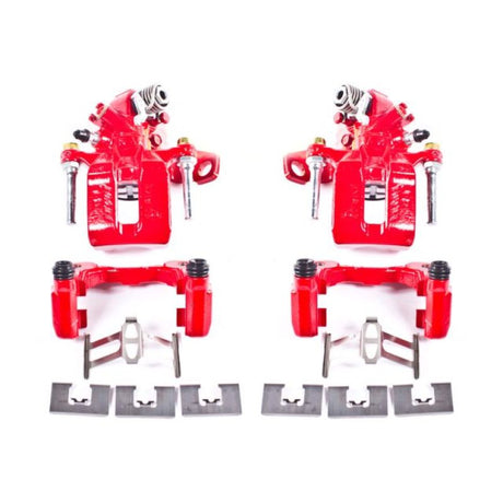 Power Stop 06-11 Acura CSX Rear Red Calipers w/Brackets - Pair PowerStop Brake Calipers - Perf  AXOPROS