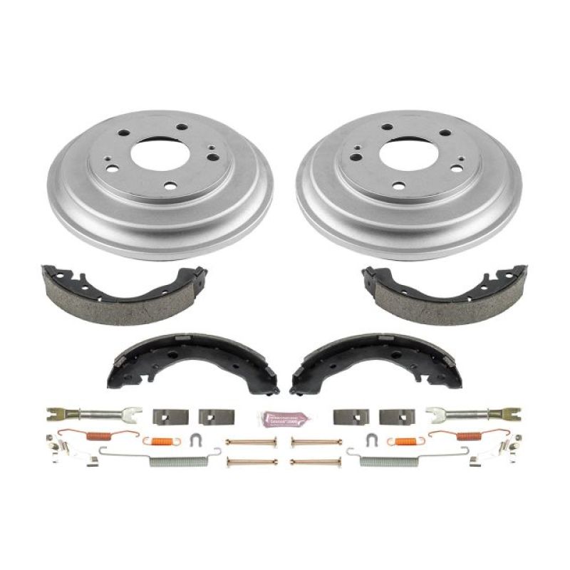 Power Stop 06-11 Honda Civic Coupe Rear Autospecialty Drum Kit PowerStop Brake Drums  AXOPROS