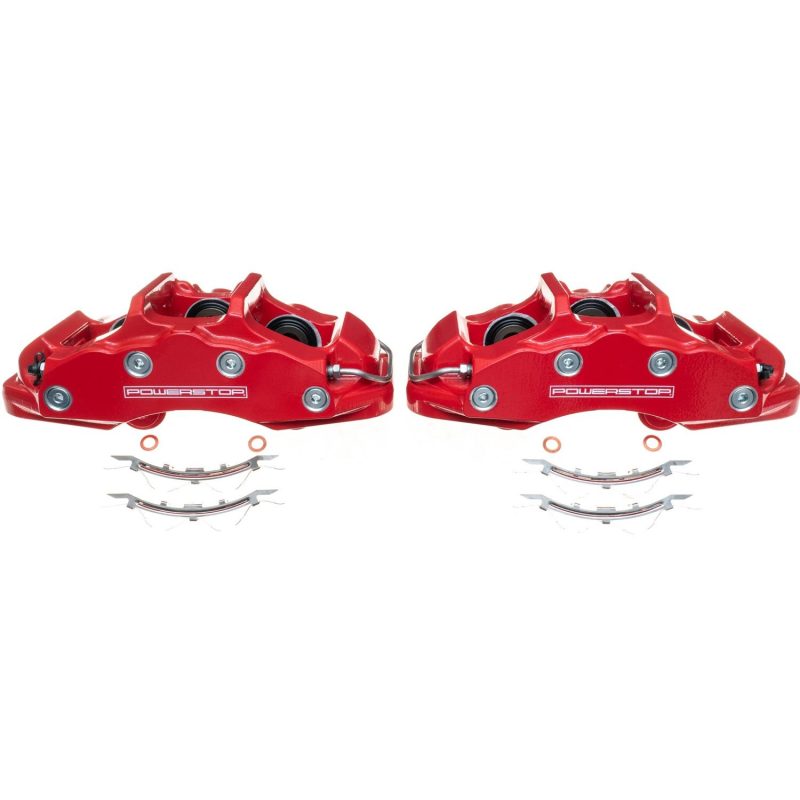 Power Stop 06-13 Chevrolet Corvette Front Red Calipers - Pair PowerStop Brake Calipers - Perf  AXOPROS