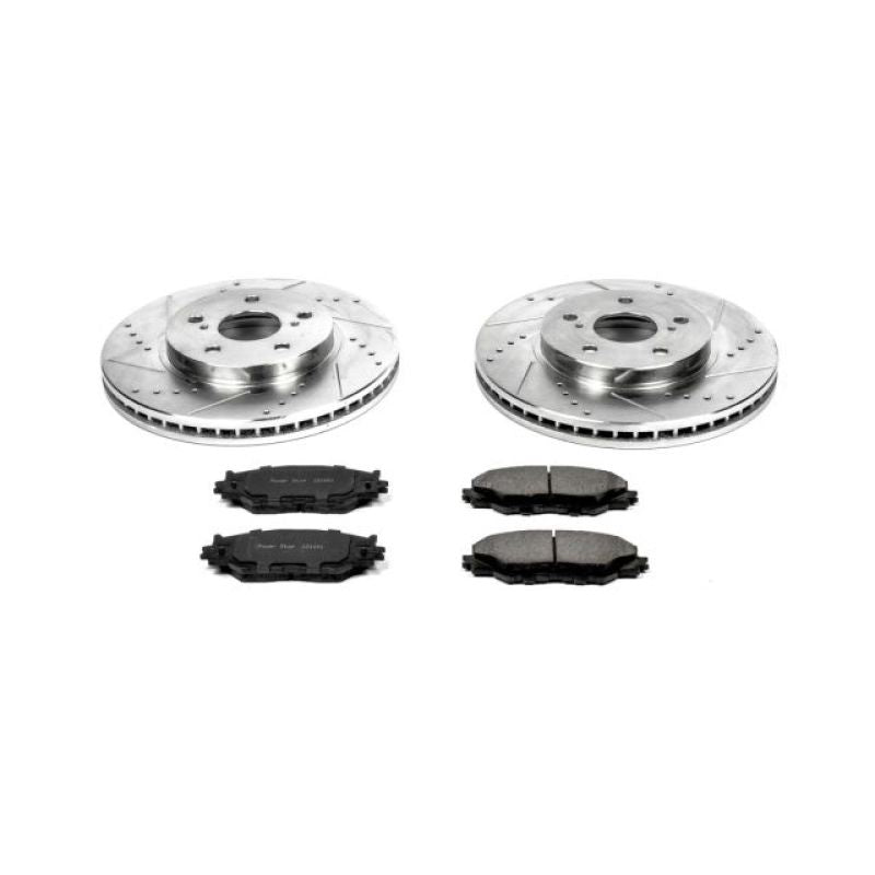 Power Stop 06-15 Lexus IS250 Front Z23 Evolution Sport Brake Kit PowerStop Brake Kits - Performance D&S  AXOPROS