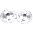 Power Stop 07-09 Chrysler Aspen Front Evolution Drilled & Slotted Rotors - Pair PowerStop Brake Rotors - Slot & Drilled  AXOPROS