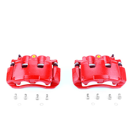 Power Stop 07-09 Chrysler Aspen Front Red Calipers w/Brackets - Pair PowerStop Brake Calipers - Perf  AXOPROS