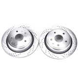 Power Stop 07-09 Chrysler Aspen Rear Evolution Drilled & Slotted Rotors - Pair PowerStop Brake Rotors - Slot & Drilled  AXOPROS