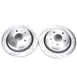 Power Stop 07-09 Chrysler Aspen Rear Evolution Drilled & Slotted Rotors - Pair PowerStop Brake Rotors - Slot & Drilled  AXOPROS