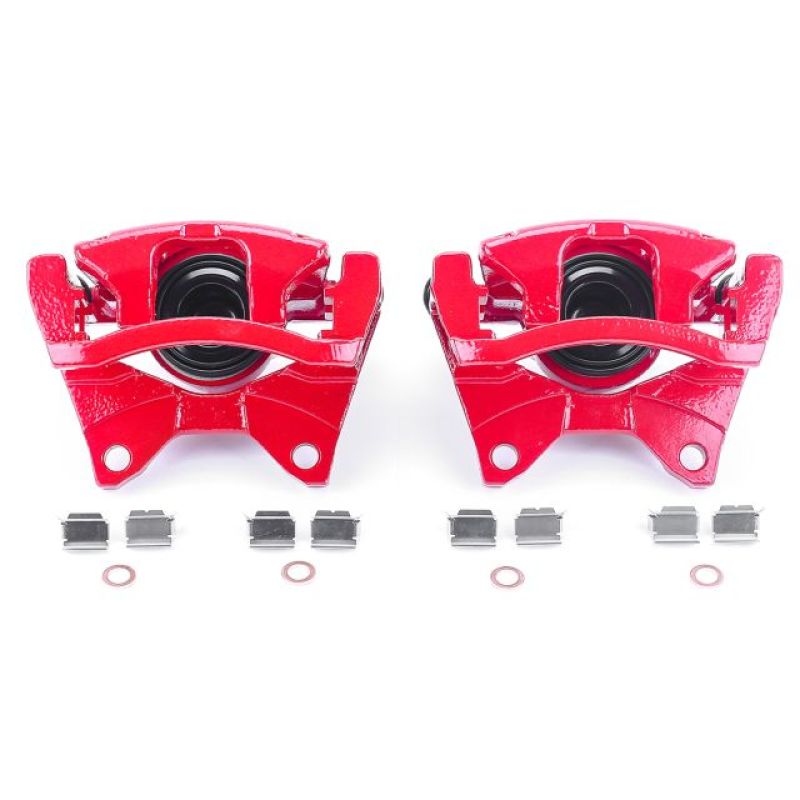 Power Stop 07-11 Dodge Nitro Rear Red Calipers w/Brackets - Pair PowerStop Brake Calipers - Perf  AXOPROS