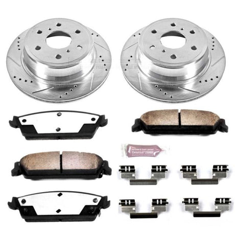 Power Stop 07-14 Cadillac Escalade Rear Z36 Truck & Tow Brake Kit PowerStop Brake Kits - Performance D&S  AXOPROS