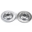 Power Stop 07-17 Jeep Wrangler Front Evolution Drilled & Slotted Rotors - Pair PowerStop Brake Rotors - Slot & Drilled  AXOPROS