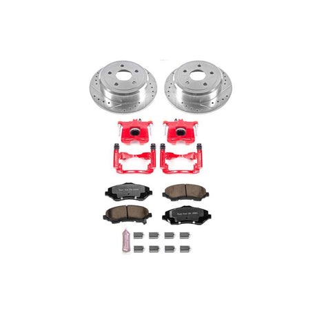 Power Stop 07-17 Jeep Wrangler Rear Z36 Truck & Tow Brake Kit w/Calipers PowerStop Brake Kits - Performance D&S  AXOPROS