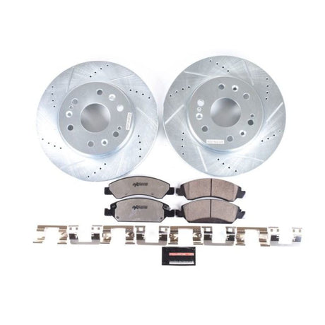 Power Stop 07-18 Chevrolet Silverado 1500 Front Z36 Truck & Tow Brake Kit PowerStop Brake Kits - Performance D&S  AXOPROS